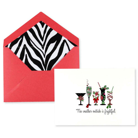 Holiday Chic Christmas Cards - Frightful