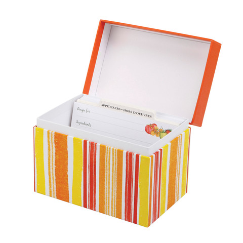 Recipe File Box - Heirloom Tomatoes