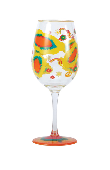 Acrylic Wine Drinkware Set - Tye Dye