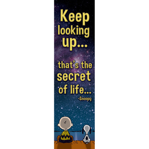 Peanuts® Keep Looking Up Vertical Banner