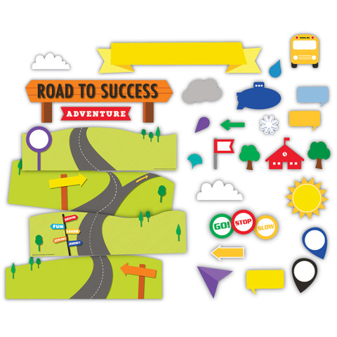 Learning Adventures Road to Success Mini Bulletin Board Set