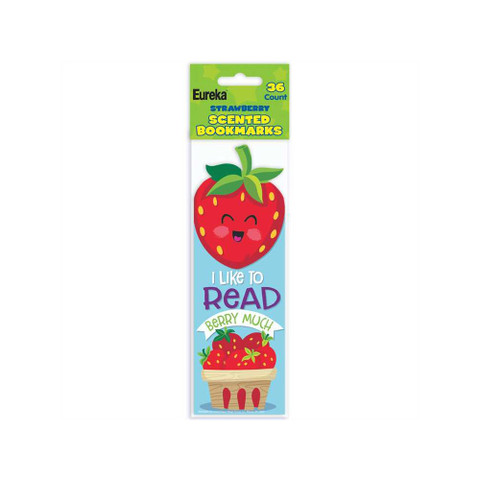 Strawberry Scented Bookmarks