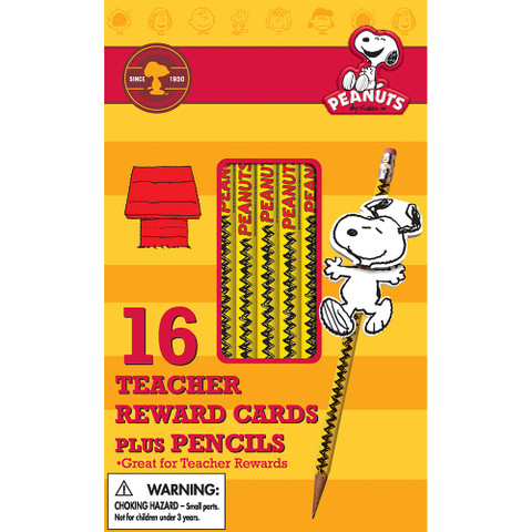 Peanuts® Snoopy Way To Go Pencil Rewards with Toppers