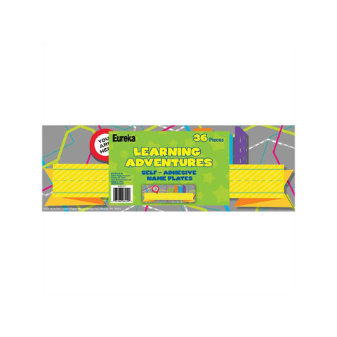 Learning Adventures Self-Adhesive Name Plates