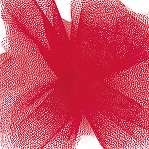 Offray Tulle Red