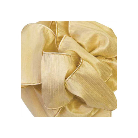 Offray Taj Wired Edge Ribbon Limoncello Offray Taj Wired Edge Ribbon Limoncello