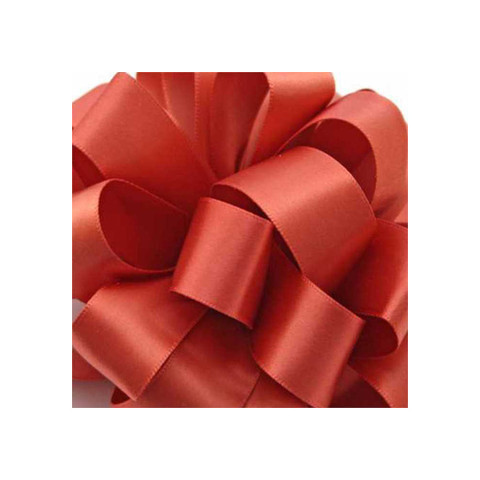 Offray Single Face Satin Ribbon Marsala