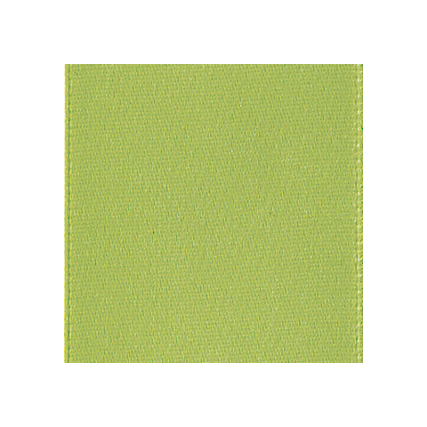 Offray Single Face Satin Ribbon Lemon Grass