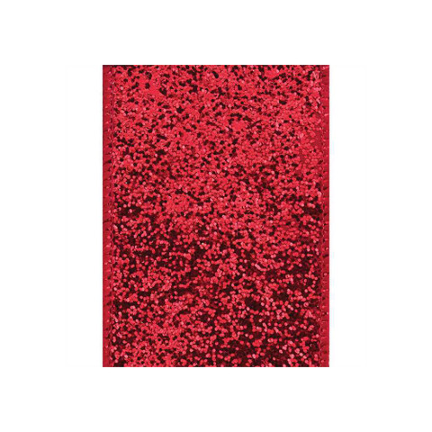 Offray Seneca Wired Edge Ribbon Red