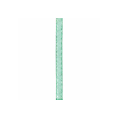 Offray Satin Saddle Stitched Ribbon Aqua
