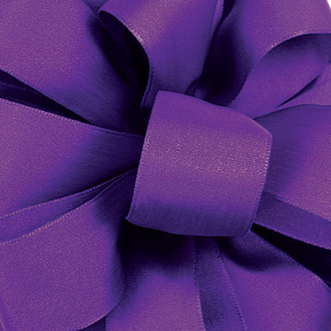 Offray Revogue Wired Edge Ribbon Regal Purple