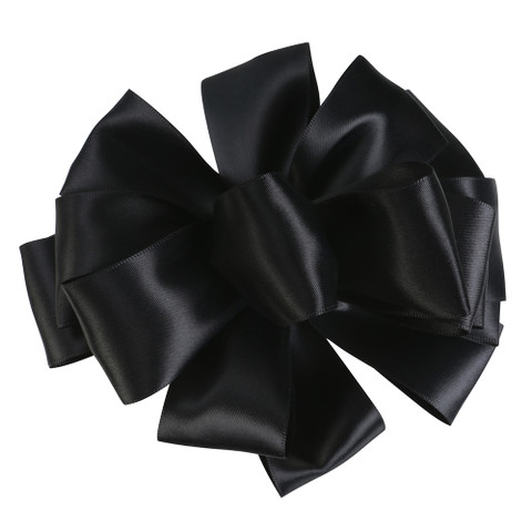 Offray Renew Ribbon Double Face Satin Black
