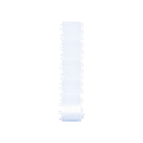 Offray Picot Ribbon White