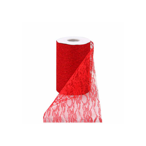 Offray Lacey Ribbon Red