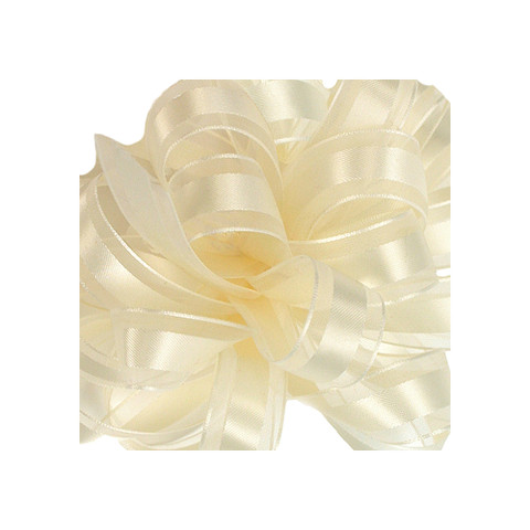 Offray Garbo Ribbon Ivory