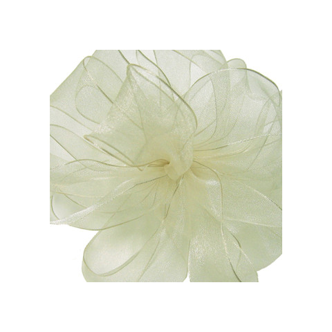 Offray Encore Wired Edge Ribbon Ivory