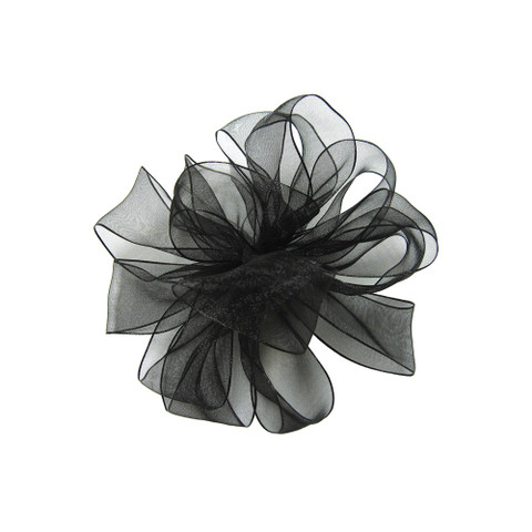 Offray Encore Wired Edge Ribbon Black