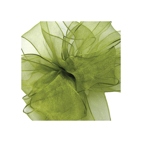 Offray Encore Wired Edge Ribbon Basil