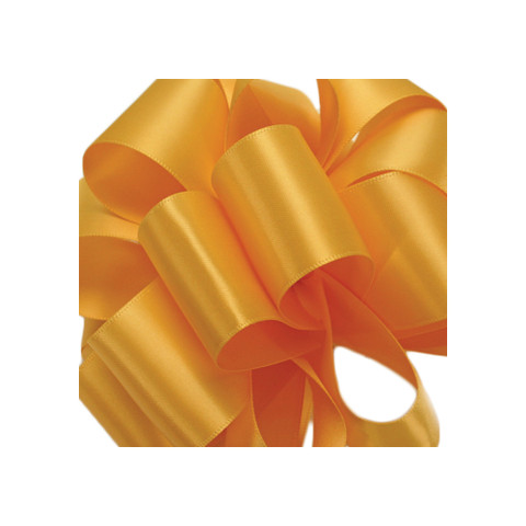 Offray Double Face Satin Ribbon Yellow Gold