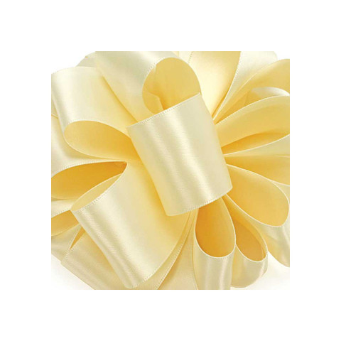 Offray Double Face Satin Ribbon Cream