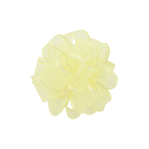 Offray Charisse Wired Edge Ribbon Yellow