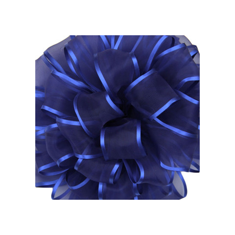 Offray Arabesque Wired Edge Ribbon Royal