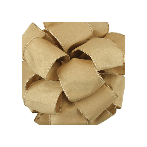 Offray Anisha Wired Edge Ribbon Nectar Offray Anisha Wired Edge Ribbon Nectar