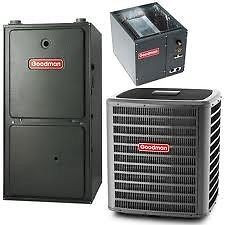 Goodman 5 ton 14 SEER2 96% 120K Btu UpFlow Gas Furnace System