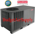 Goodman 3 Ton 16 Seer  Heat Pump "All in One" Package unit Horizontal