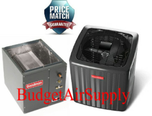 Goodman 2 5 Ton 16 Seer 96 60k Btu Gas Furnace Split System Upflow Downflow Vertical