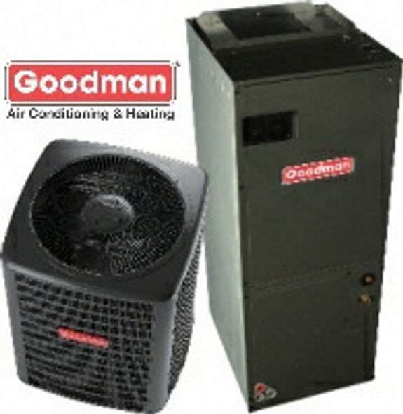 Goodman 3.5 Ton 14.5 SEER2 Heat Pump Split System GSZB404210+AMST42CU1400