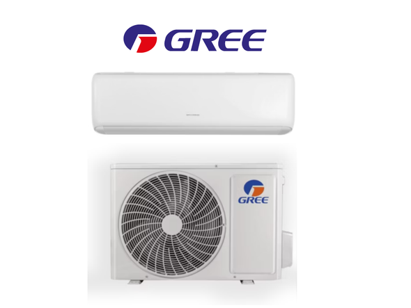 Gree 24k BTU 19 SEER2 Single Zone Heat Pump Minisplit with 16' Lineset Installation Kit