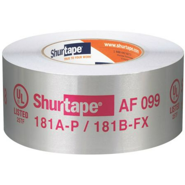 Shurtape® - AF 099 UL 181A-P/B-FX Listed/Printed Aluminum Foil Tape