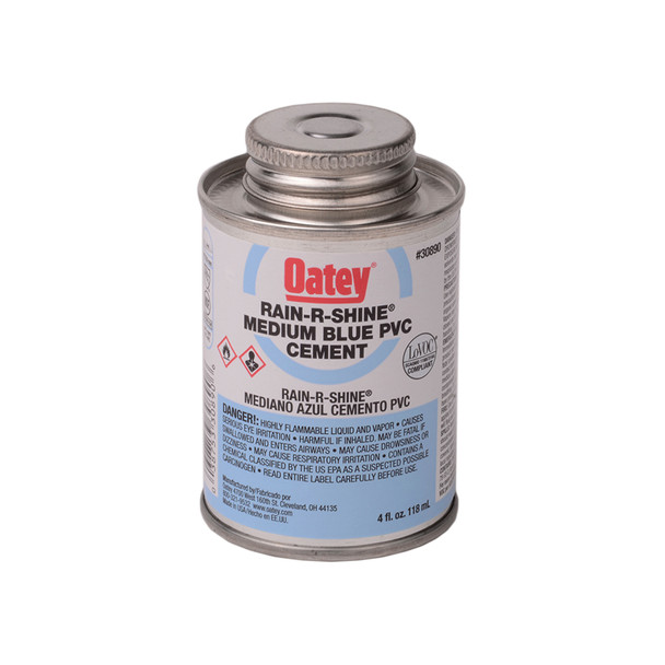 Oatey Rain-R-Shine Medium Blue PVC Cement