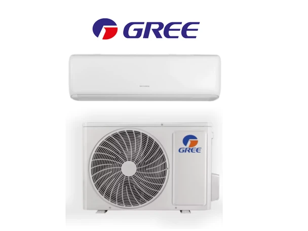 Gree 18k BTU 20 SEER2 Single Zone Heat Pump Minisplit with 16' Lineset Installation Kit