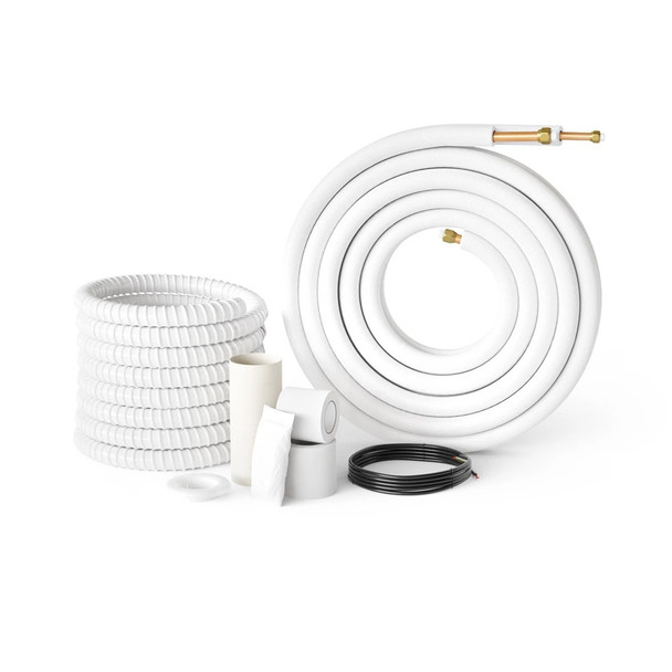 Gree 18k BTU 20 SEER2 Single Zone Heat Pump Minisplit with 16' Lineset Installation Kit