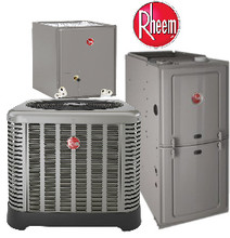 Rheem RUUD &quot;Classic&quot; 3 Ton 14 Seer 80% 100K Btu Gas Furnace Split System