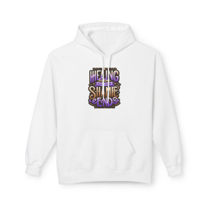 "Healing Begins..." - Unisex Statement Hoodie "Healing Begins..." - Unisex Statement Hoodie