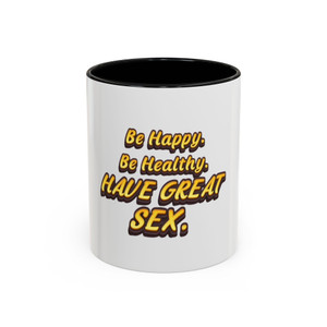  "Be Happy......", Motivational Coffee Mug 