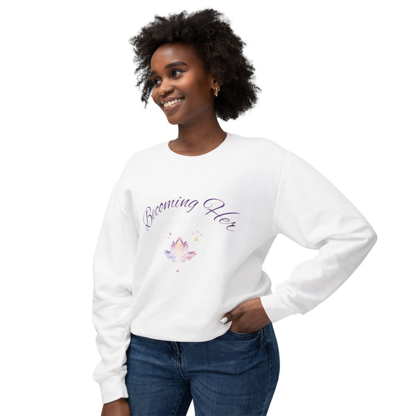 Becoming Her Inspirational-Sweatshirt 