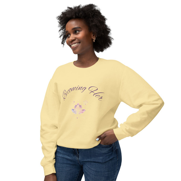 Becoming Her Inspirational-Sweatshirt 