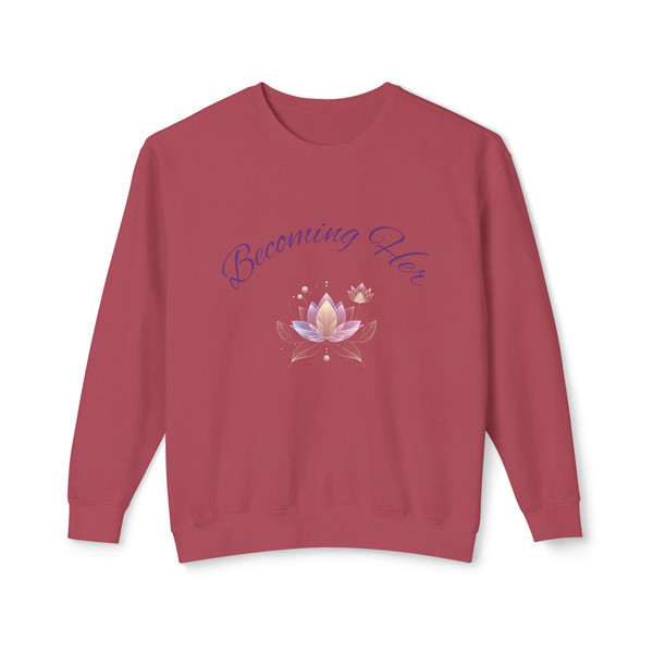 Becoming Her Inspirational-Sweatshirt 