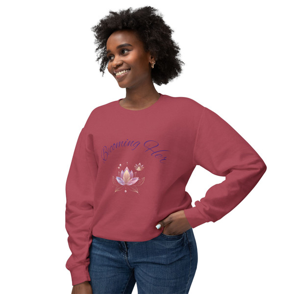 Becoming Her Inspirational-Sweatshirt 