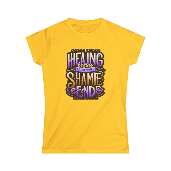 "Healing Begins....." - Statement Tee 