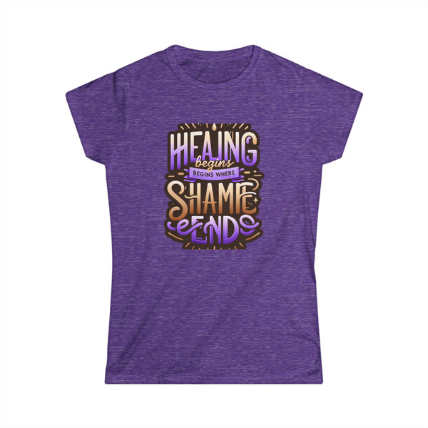 "Healing Begins....." - Statement Tee 
