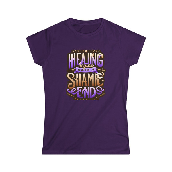 "Healing Begins....." - Statement Tee 