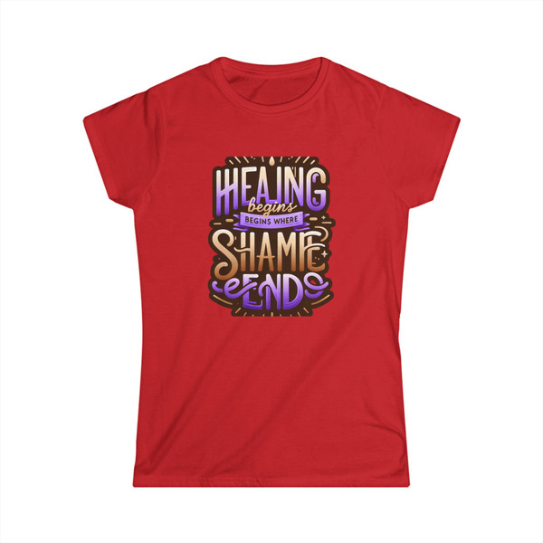 "Healing Begins....." - Statement Tee 