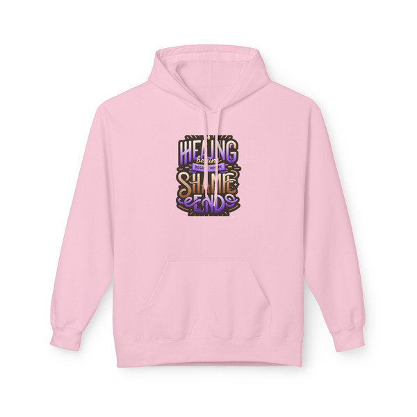 "Healing Begins..." -  Unisex Statement Hoodie 