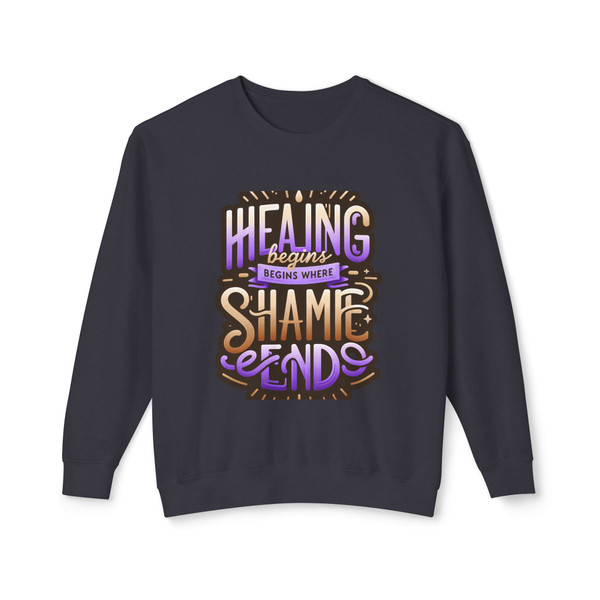 "Healing Begins..." Unisex  Statement Crewneck Sweatshirt