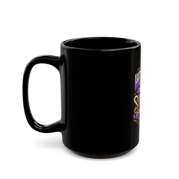 "Healing Begins" - Black Mug 